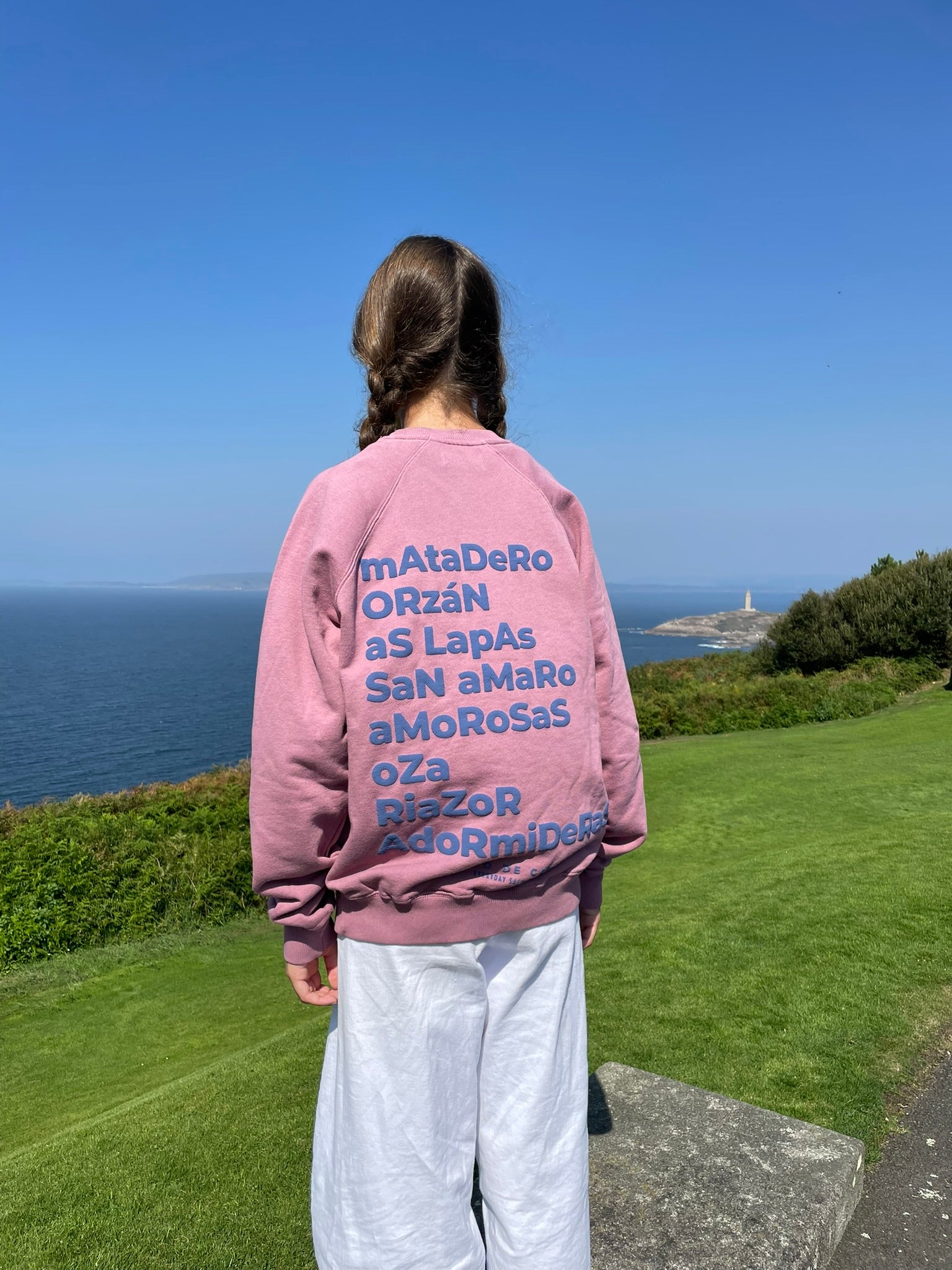 SUDADERA LA CORUÑA ROSA/AZUL